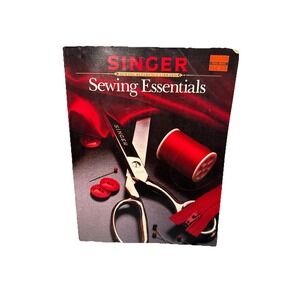 VTG Singer Sewing Essentials Book 1980's Reference Guide Learn To Sew Begin Book